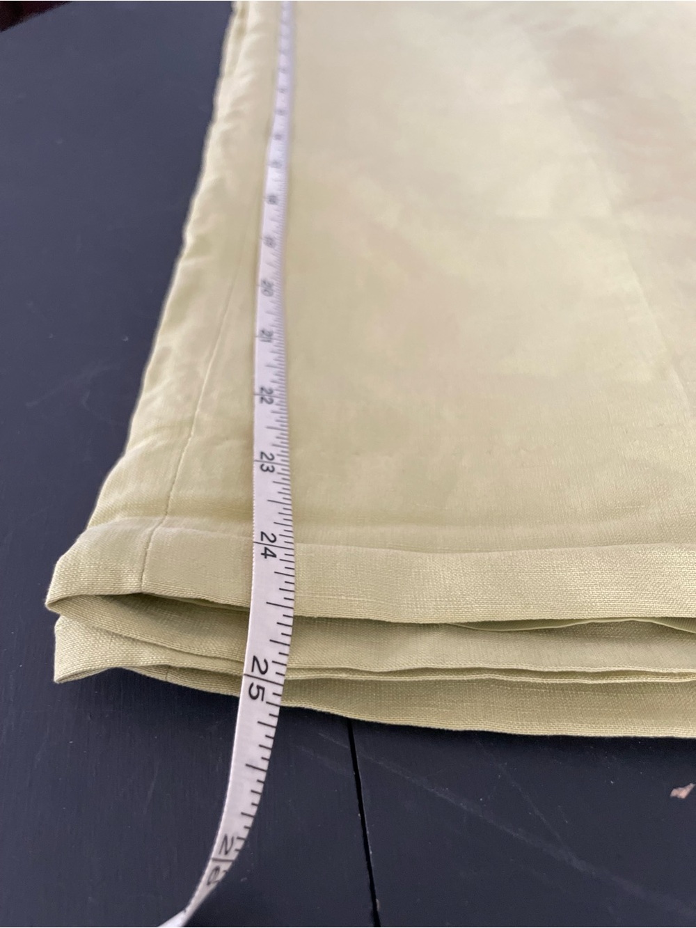 Linen Blend Silk Club Collection Chic Lime Wide-Leg Women’s Pants - Picture 7 of 9